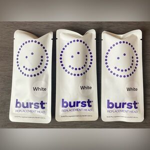 Burst Replacement Heads - White Set of 3